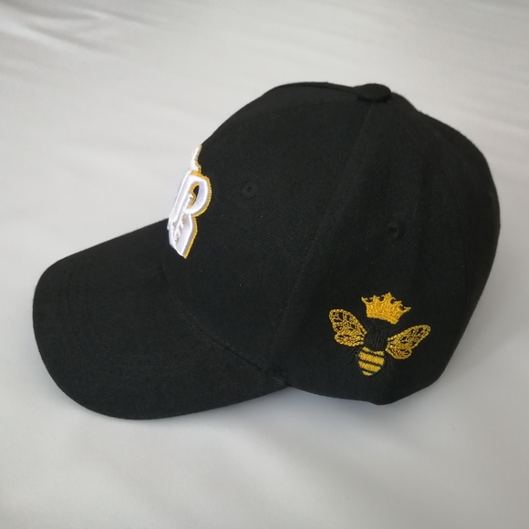 B Letter Black Cap NWOT - Picture 3 of 7